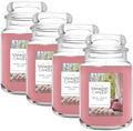 Yankee Candle Home Sweet Home Scented Candle, 22oz Large Jar, Up to 150 Hour Burn Time, Giftable (Pack of 4) by YankeeCandle