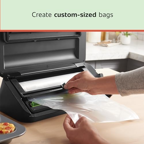 FoodSaver Custom Fit Vacuum Sealer Rolls, Airtight Food Storage and Sous Vide_Rolls, BPA-Free, 11in x 16ft Heat-Seal Rolls (Pack of 18) - Image 3