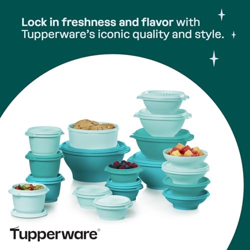 Tupperware Heritage 36-Piece Vintage Green Set (18 Containers, 18 Lids) - Image 6