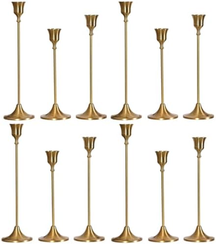 12PCS Candle Holders Vintage Centerpiece Candlestick Holder by Unknown