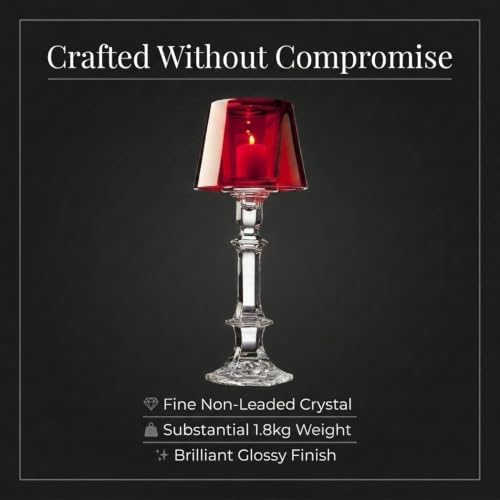 Godinger Villa Marca Votive Lamp-red - Image 3