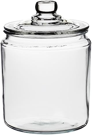 Anchor Hocking Heritage Hill 1/2 Gallon Glass Jar with Lid, Set of 2 - Image 4