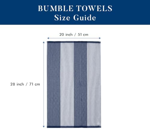 Premium Kitchen Towels 6 Pack 100% Cotton, 20"x28" Dish Towels - Navy Blue - Image 2