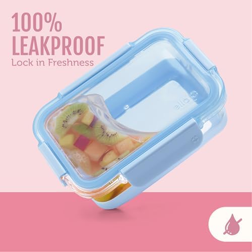 Ello Duraglass Refresh 3.4 Cup Meal Prep Containers, 10 Pc, Dusk Delight, (Pack of 2) - Image 5