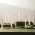 NUPTIO Hurricane Glass Candle Holders for Wedding - 12" H Set of 10 by Nuptio
