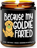Funny Goldie Candle, Golden Retriever Gifts for Women and Men, Unique Funny Pet-Themed Gift Ideas, Best Present for Pet Lovers, Perfect Present for Dog Mom and Dog Dad, Birthday, Christmas, Gift-Ready by RosaVila
