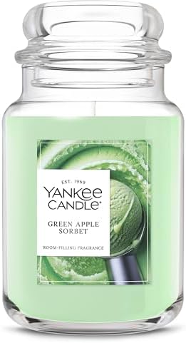 Yankee Candle Green Apple Sorbet Scented Candle, 22oz Large Jar by YankeeCandle