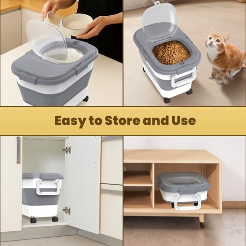 HOYTAMDAR 20-30Lbs Collapsible Rice Container,Food Storage container - Image 6