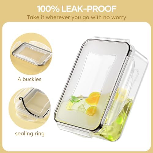 HOMETALL 50 Piece Food Storage Containers with Lids Airtight - Image 3