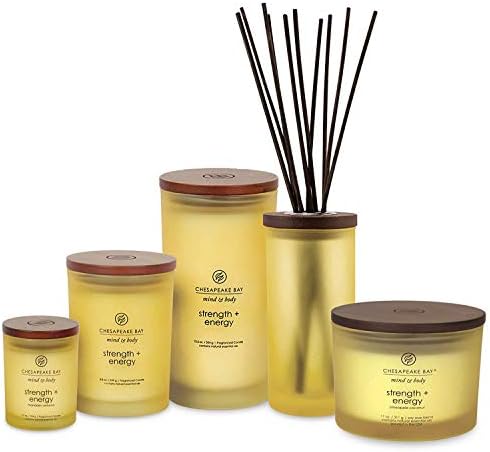 Chesapeake Bay Candle Scented Candle Strength + Energy (Pineapple Coconut) Medium Home Décor, 8.8oz (Pack of 4) - Image 3