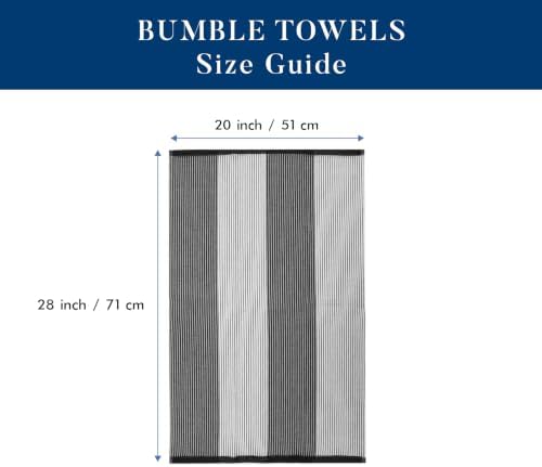 Premium Kitchen Towels 6 Pack 100% Cotton, 20"x28" Dish Towels - Black - Image 2