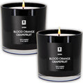 Lulu Candles, Blood Orange & Grapefruit, 9 Oz. 2 Pack by LULUCANDLES