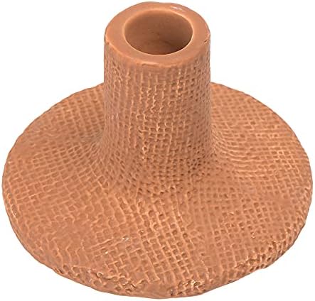 Main + Mesa Stoneware Taper Candle Holders, Set of 3 - Image 5