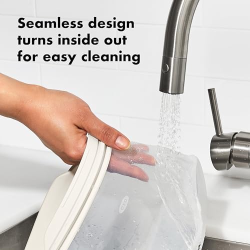 OXO Good Grips Silicone Reusable Bag - Gallon Bag (128 oz), Lagoon - Image 2