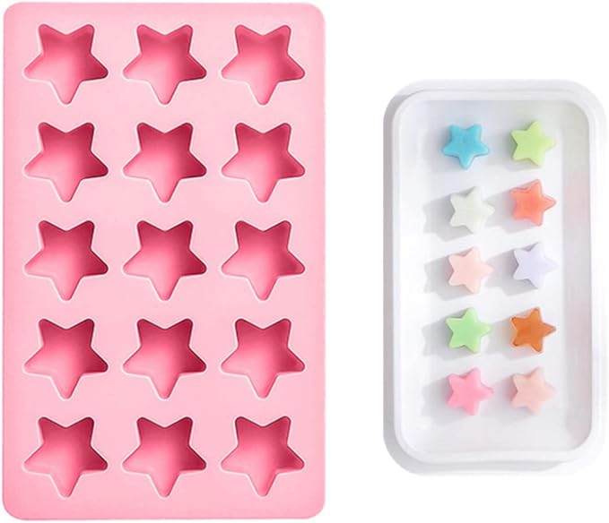 Cute Ice Cube Trays Silicone Chocolate Mold Wax Melt Molds Easy Release Ice by MayeBridge