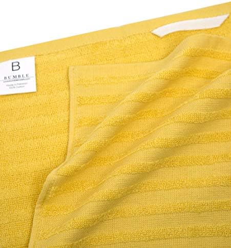 Premium Kitchen Towels 6 Pack 100% Cotton 20"x28" Dish Towels Yellow Stripe - Image 5