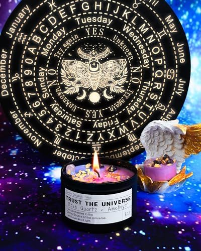 Healing Candles, Manifestation Magical Candles, Energy, Chakras, Law of Attraction, Gifts to Empower Women, Birthday Graduation Gifts, Emotional Support. (Trust THE Universe) - Image 2