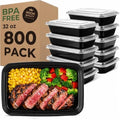 Glotoch Express Meal Prep Containers with Lids 32oz 100 Pack (200 Piece) by GlotochExpress