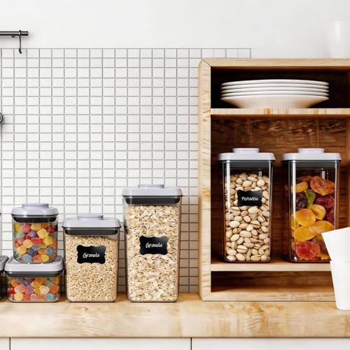 Pop Push Button Airtight Food Storage Containers 12 Pack - Image 6
