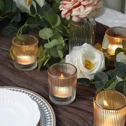 36 Pack Votive Candle Holders, Glass Tea Lights Candle Holder for Wedding - Image 7