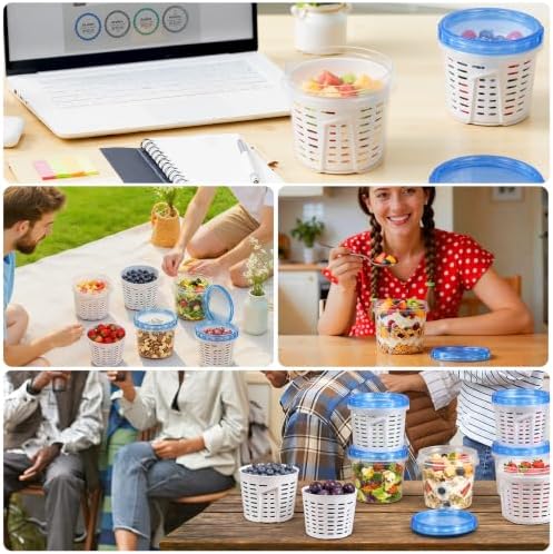 Freshmage 6-Pack 24oz Freezer Storage Containers with Twist Top Lids - Image 6