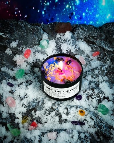 Healing Candles, Manifestation Magical Candles, Energy, Chakras, Law of Attraction, Gifts to Empower Women, Birthday Graduation Gifts, Emotional Support. (Trust THE Universe) - Image 3
