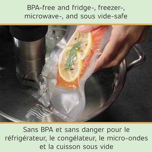 FoodSaver Custom Length Vacuum Sealer Bags Multipack,Rolls for Airtight Food Storage and Sous Vide - Compatible with FoodSaver,8 and 11 (3 Count),2 Count (Pack of 10) - Image 5