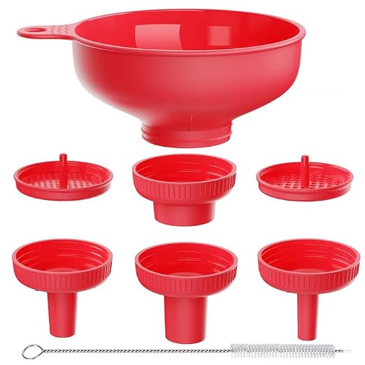 Pisol Wide Mouth Versatile Funnel, Canning Funnels by Pisol