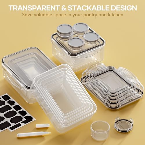HOMETALL 50 Piece Food Storage Containers with Lids Airtight - Image 6