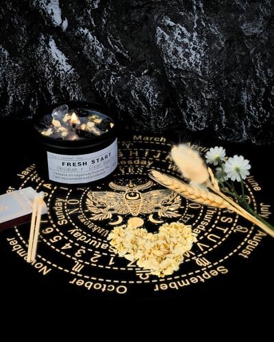 Crystal Candles, Healing Magic Candles, Mind-Body Meditation, Gifts to Encourage Women, New Job Gifts.(Fresh Start) - Image 3