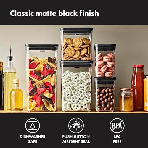 OXO Good Grips POP Container, 4.4 qt /4.2 L, Matte Black - Image 2