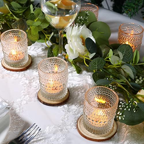 48 Pack Votive Candle Holders, Tea Light Candle Holders for Centerpieces - Image 6