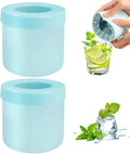 Small Ice Maker Cup, Cylinder Silicone Ice Cube Molds, Mini Ice Maker Cube Tray by Achouray