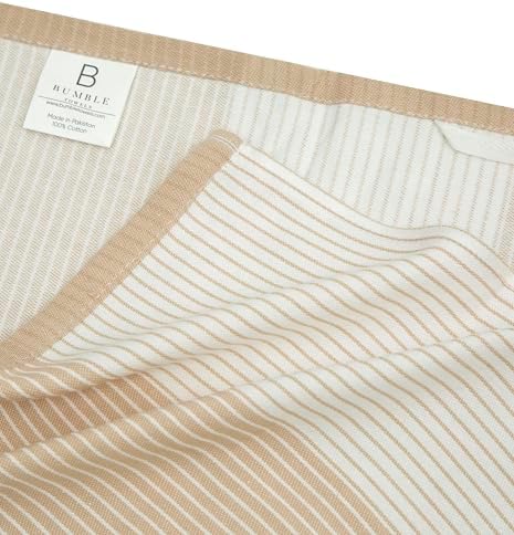 Premium Kitchen Towels 6 Pack 100% Cotton, 20"x28" - Tan - Image 5
