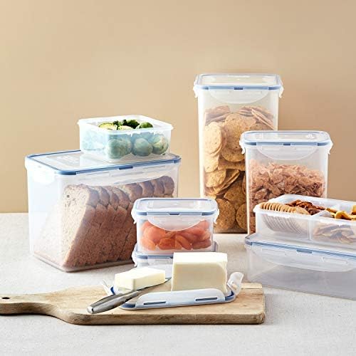 (Pack of 2) Lock & Lock Rectangle Tall Food Storage Container 28.74-oz / 3.59-cup - Image 2
