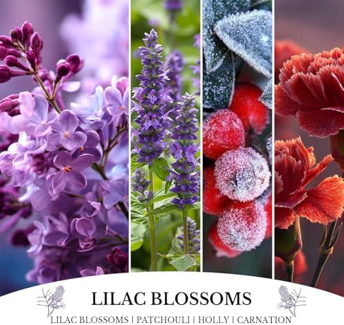 Lilac Blossom Scented Candles, Lilac Blossom Candle, Aromatherapy Candle Gifts for Women, Soy Candles for Home Scented, 7oz 50 Hours Burn, Home Décor - Image 2