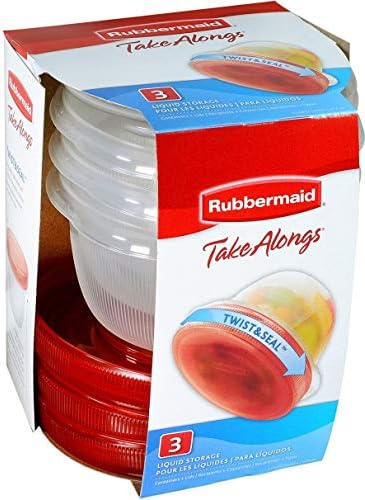 Rubbermaid TakeAlongs Twist & Seal, Twist Top Food Storage Containers, 2 Cup, 3 Pack - Image 6