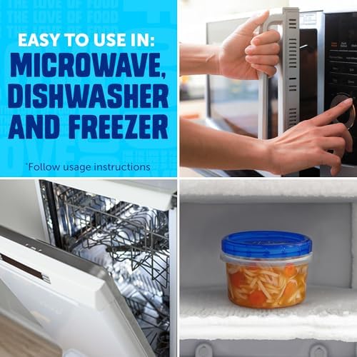 Ziploc Twist N Loc Leak-Proof Food Storage Containers, Small, 9 Count - Image 3