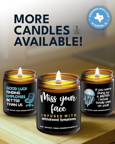 Funny Friendship Candle, I Miss Your Face Funny Gifts for Friends - Image 6