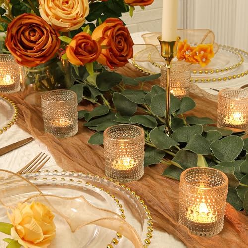 SUPMIND 24pcs Clear Glass Votive Candle Holders Bulk for Wedding - Image 5