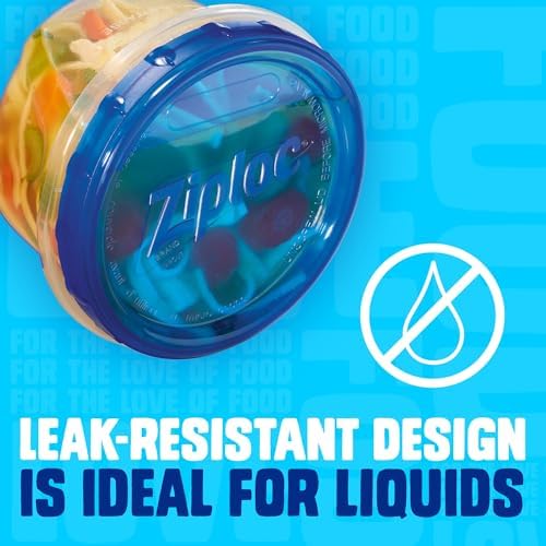 Ziploc Twist 'n Loc Food Storage Meal Prep Containers Variety Pack, 9 Count - Image 2