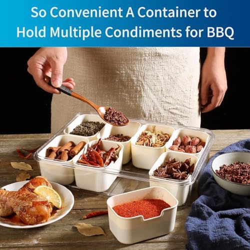 Pure Future 2 Pack 8-Compartment Snackle Box Container | Divided Snack Tray - Image 2