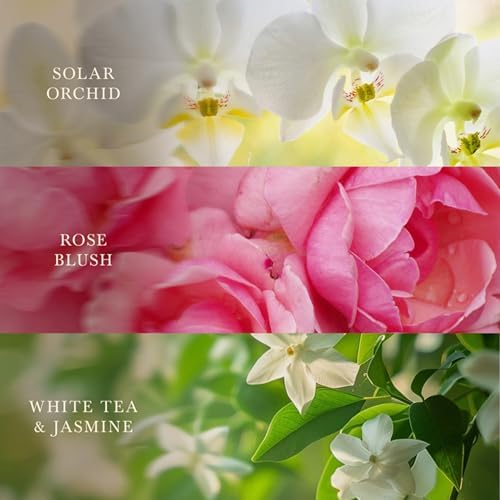 WoodWick Floral Blossoms Tri-Scented Candle, Crackling Wick, 9.7oz - Image 3