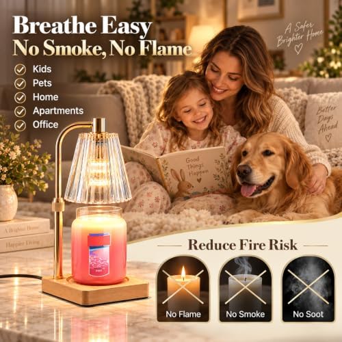 Marycele Candle Warmer Lamp with Timer Birthday Gifts for Women Home Decor - Image 6