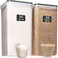 2 PC (8.5L/ 287 Oz) Extra Large Flour Sugar Storage Containers with Lids by WhiteFeather