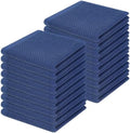Homaxy 100% Cotton Waffle Weave Kitchen Dish Cloths 18-Pack, Navy Blue by Homaxy