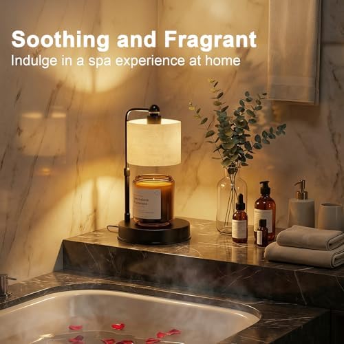 Candle Warmer Lamp with Timer, Adjustable Height Wax Melt Warmer - Image 6