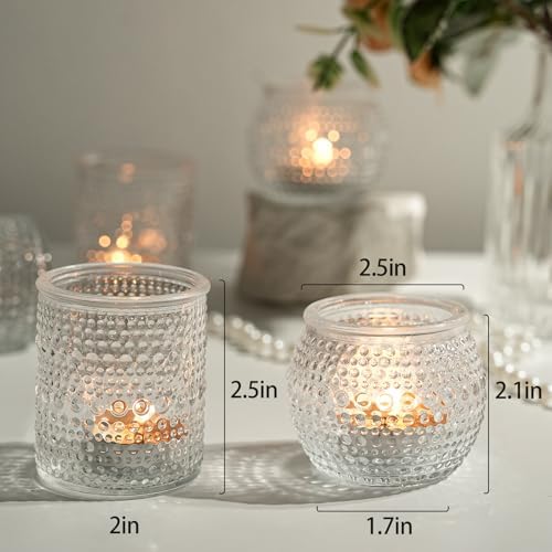 36 Pack Votive Candle Holders, Clear Candle Holder for Wedding Fall Decor - Image 3