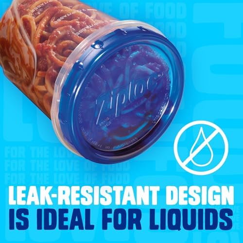 Ziploc Twist N Loc Food Storage Meal Prep Containers, Medium, 6 Count - Image 2
