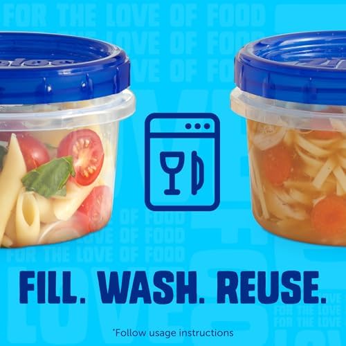 Ziploc Twist N Loc Leak-Proof Food Storage Containers, Small, 9 Count - Image 4